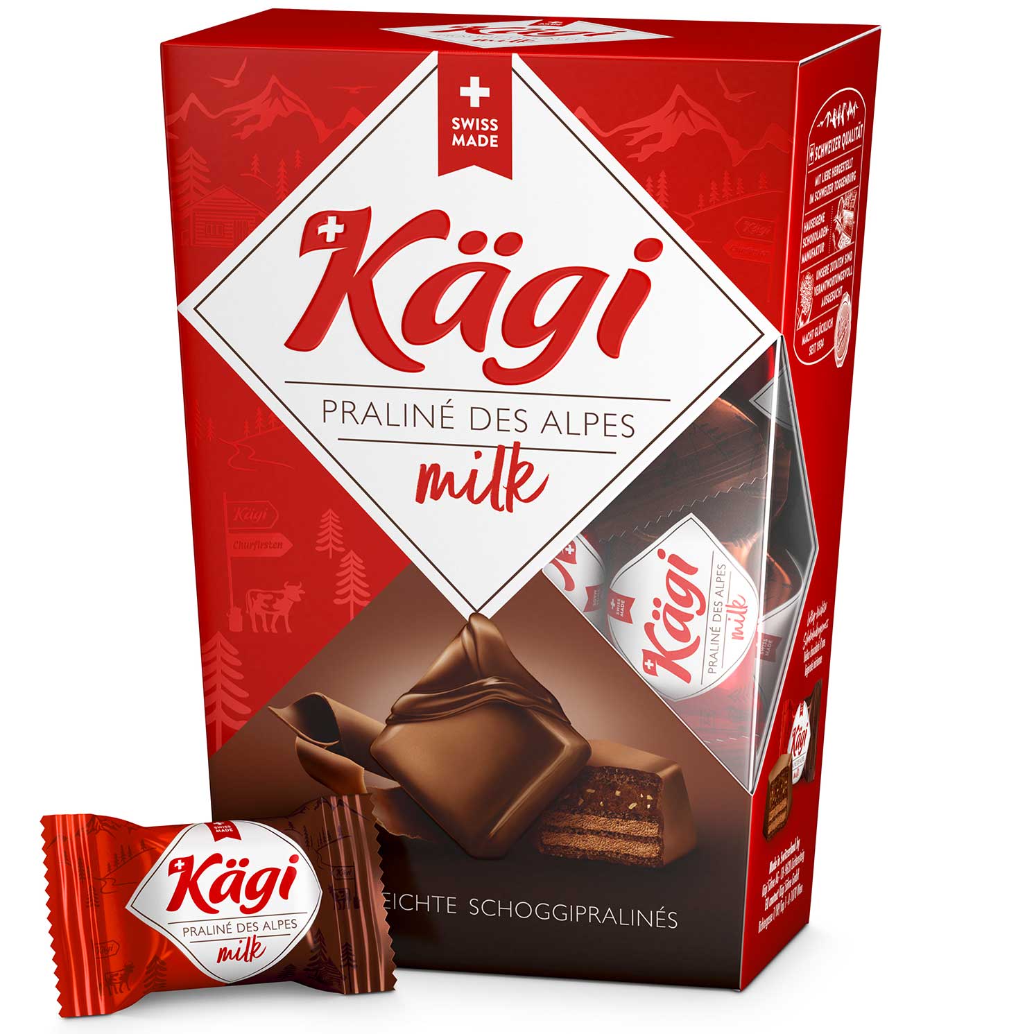 Kägi Praliné des Alpes Milk 150g