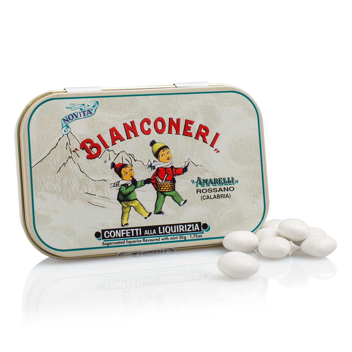 Amarelli Bianconeri Confetti alla Liquirizia 50g