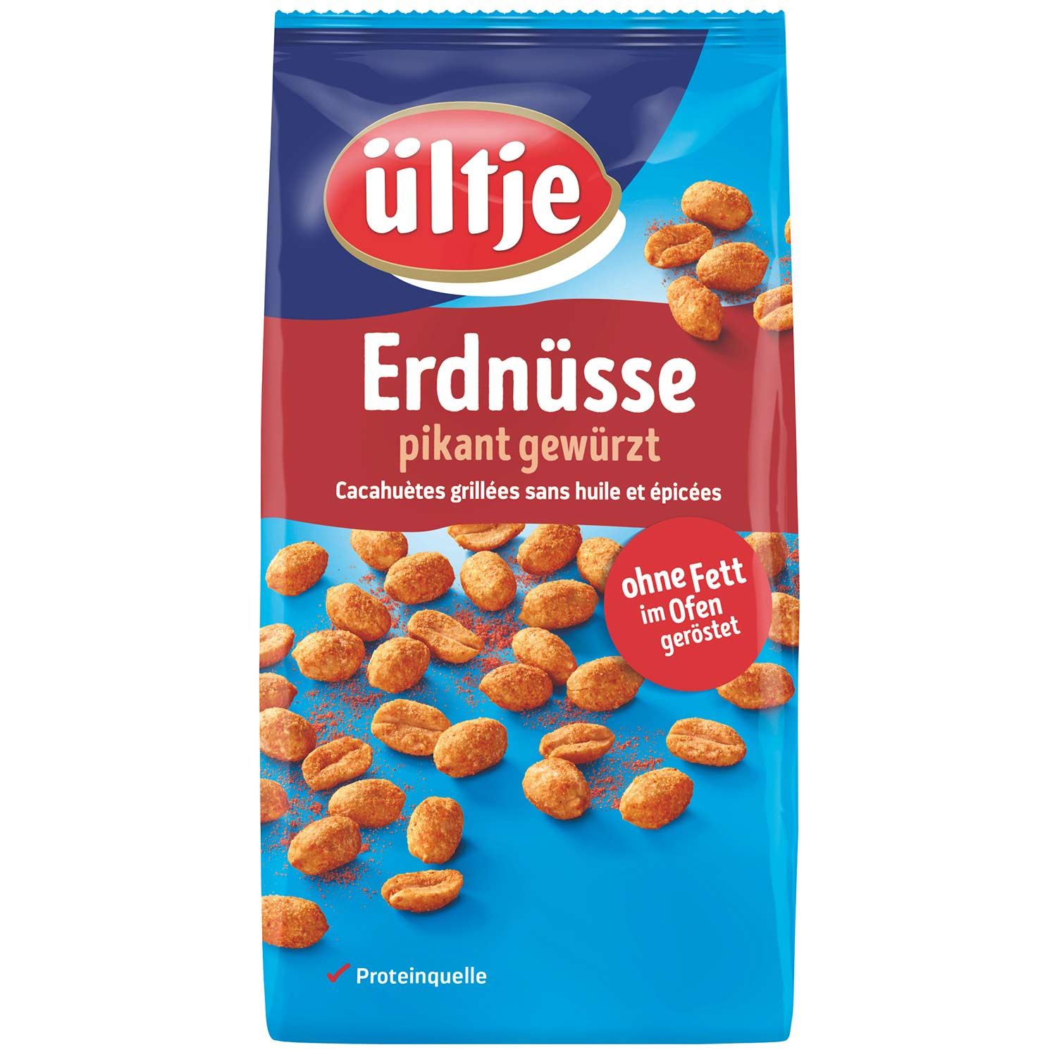 ültje Erdnüsse pikant gewürzt 900g