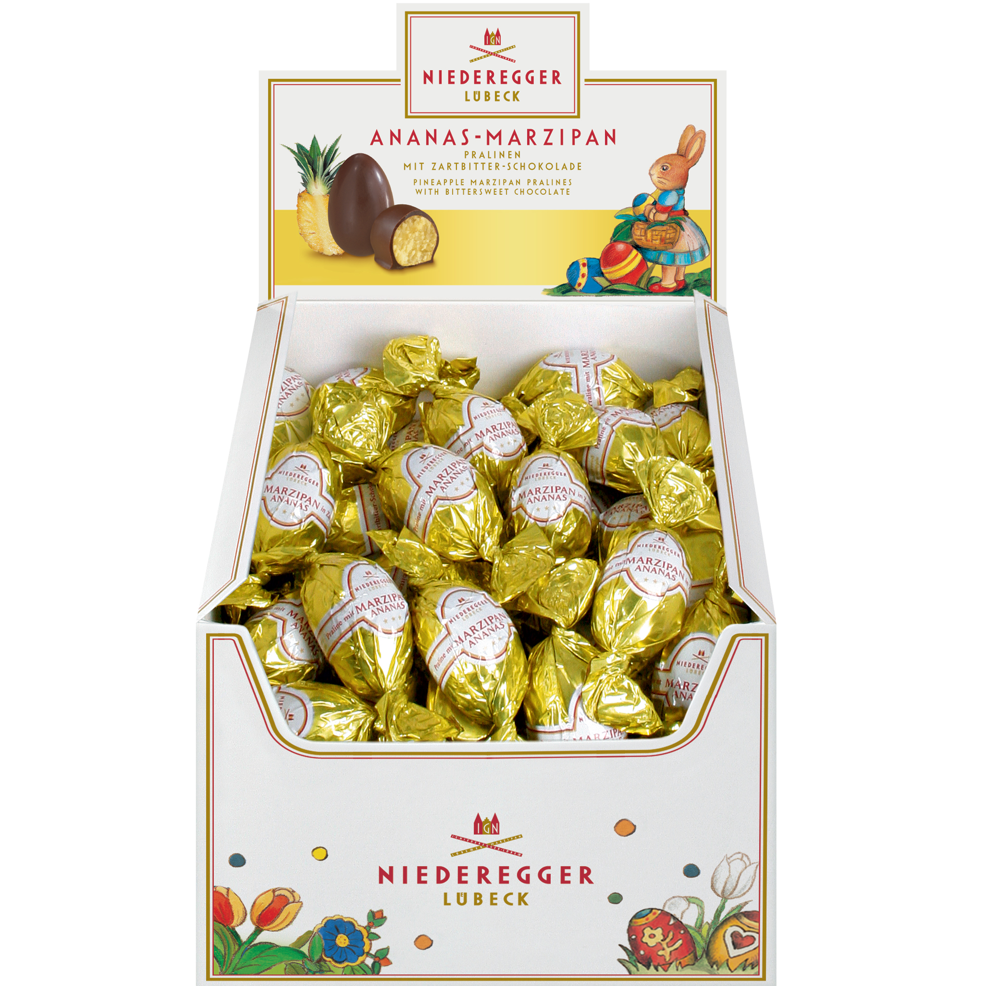 Niederegger Ananas-Marzipan-Eier 75x17g