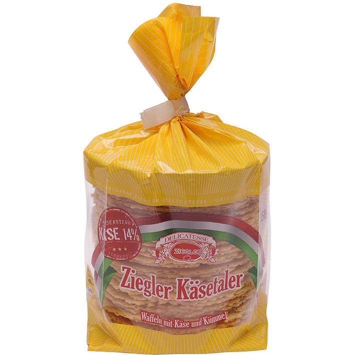 Ziegler Käsetaler Waffeln mit Käse und Kümmel 150g