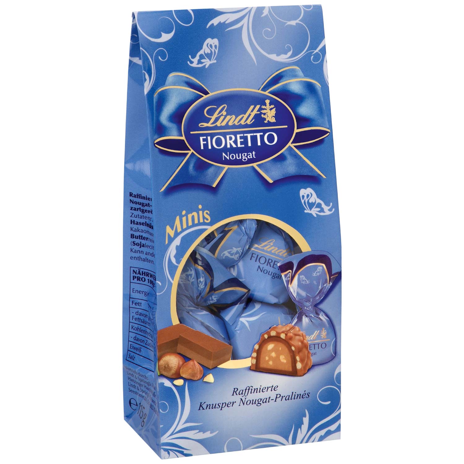 Lindt Fioretto Nougat Minis 115g