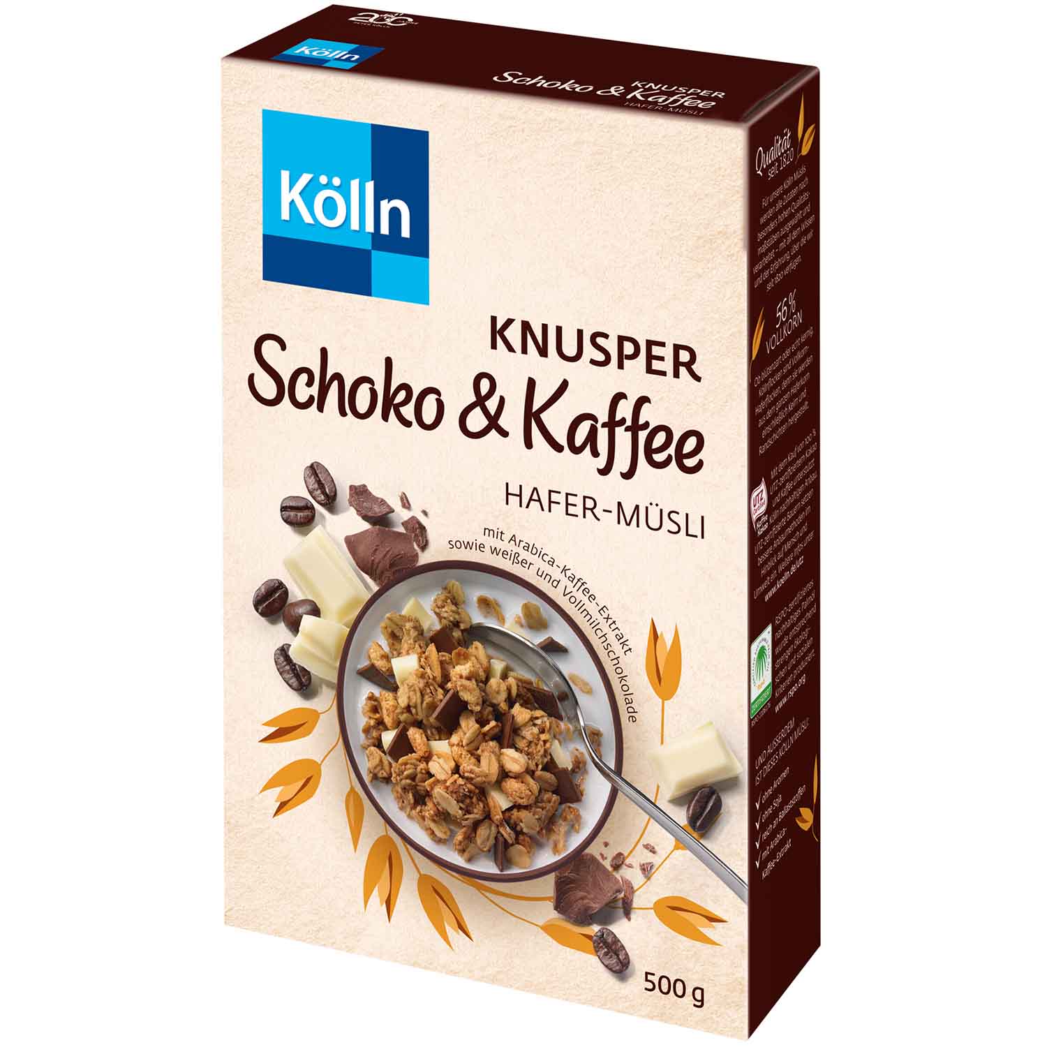 Kölln Hafer-Müsli Knusper Schoko & Kaffee 500g