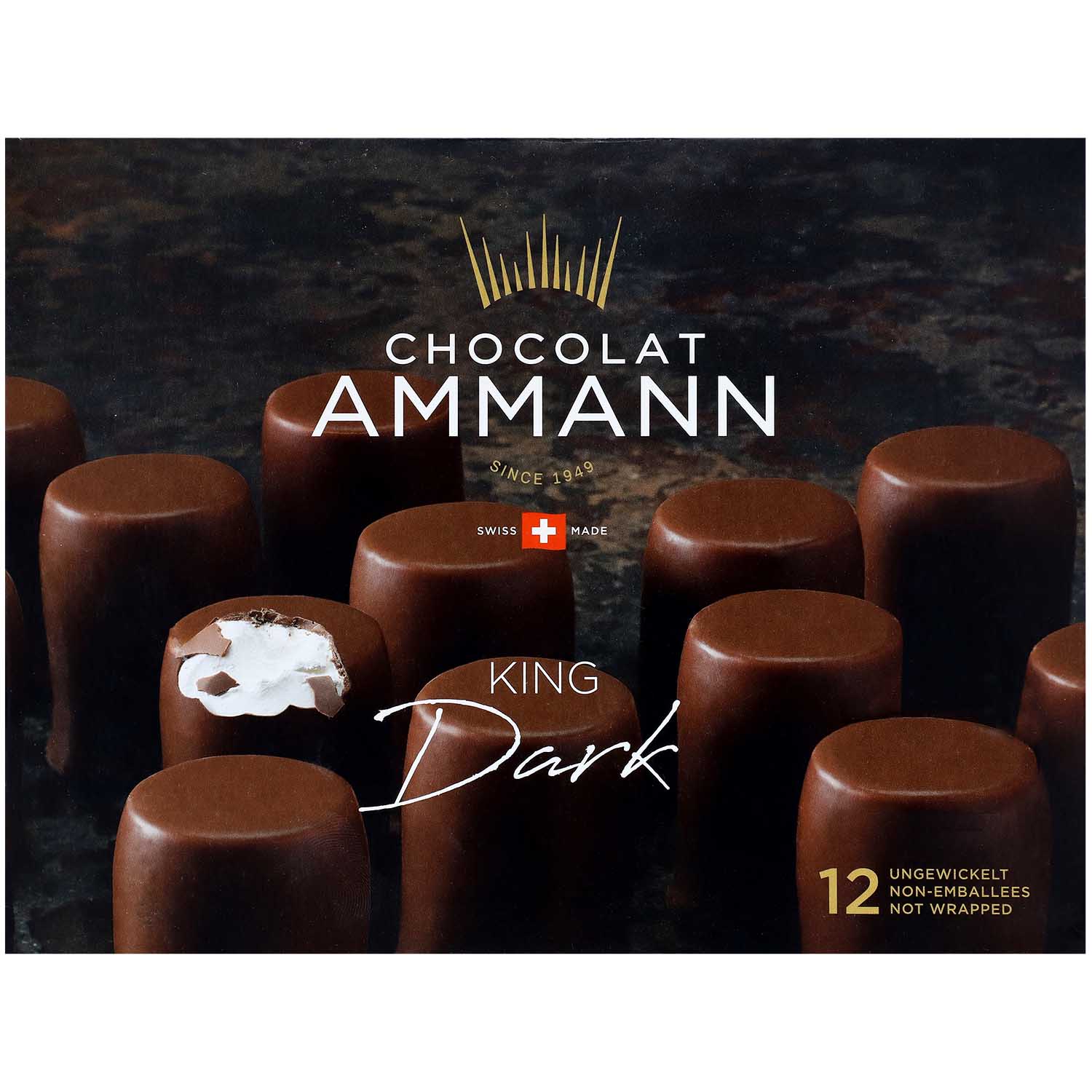 Chocolat Ammann King Dark 12er