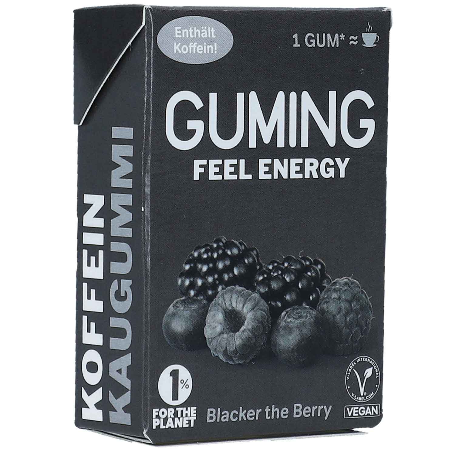 GUMING Feel Energy Kaugummi Blacker the Berry 10er