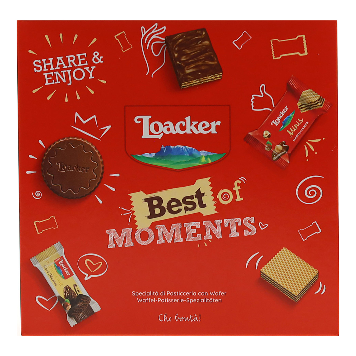 Loacker Best of Moments Mischung 112g (MHD 29.02.2024)