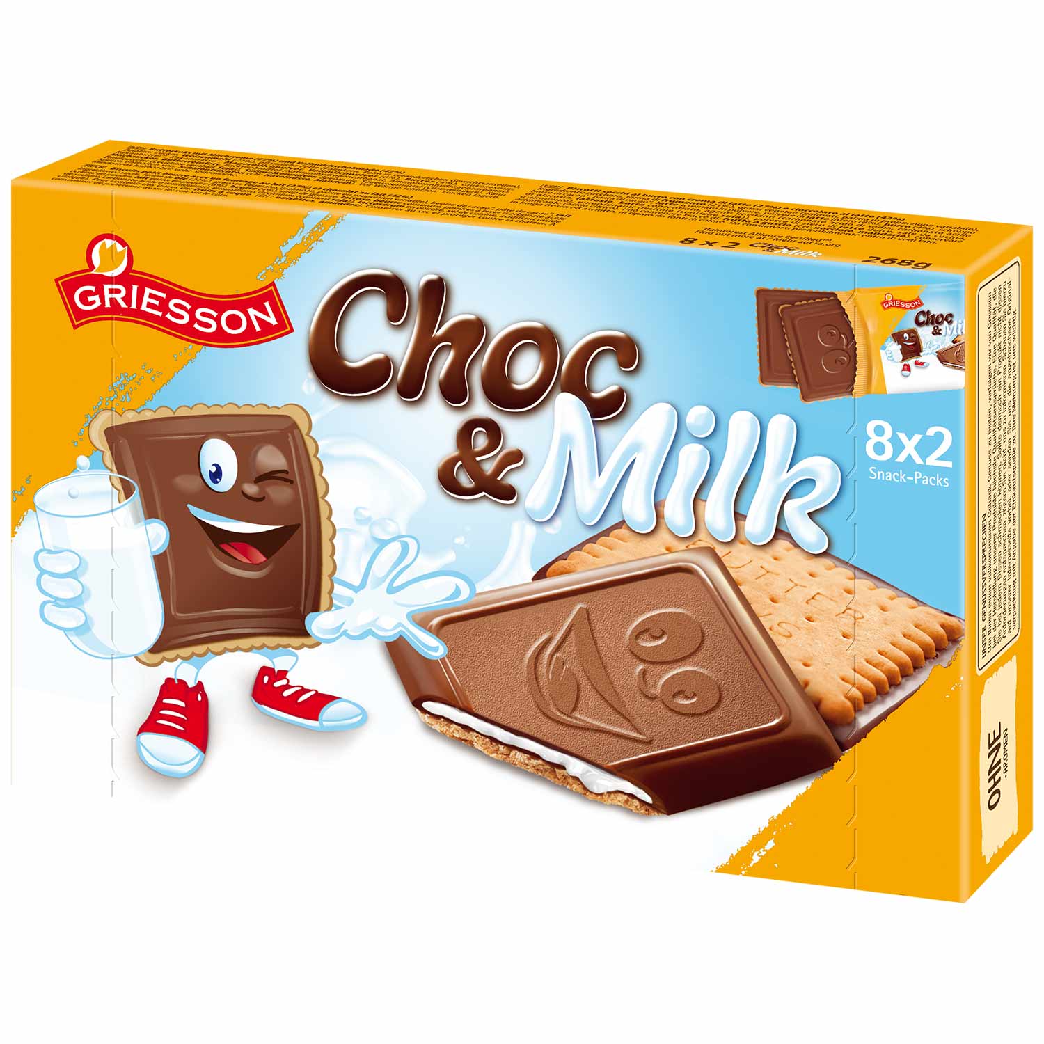 Griesson Choc & Milk KEX 268g