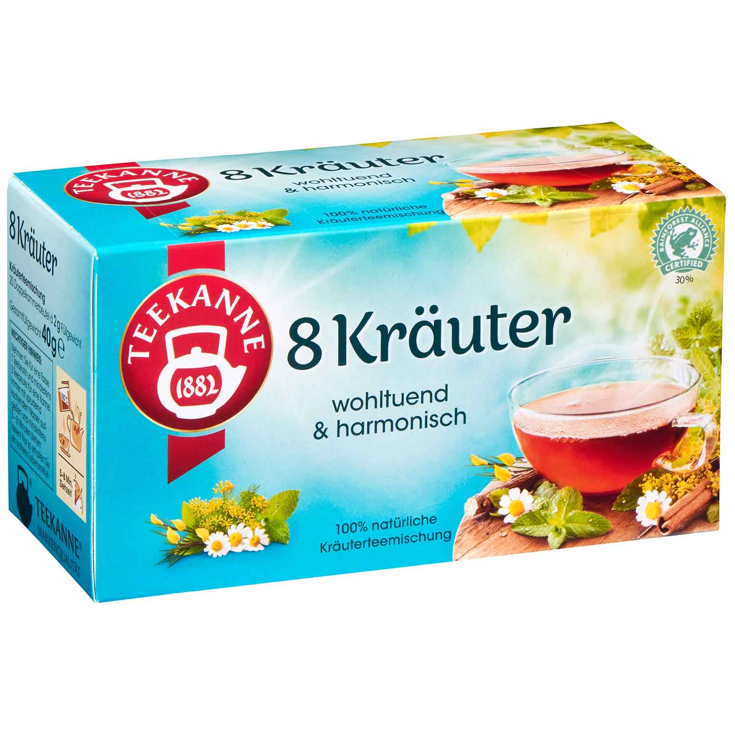 Teekanne 8 Kräuter 20er