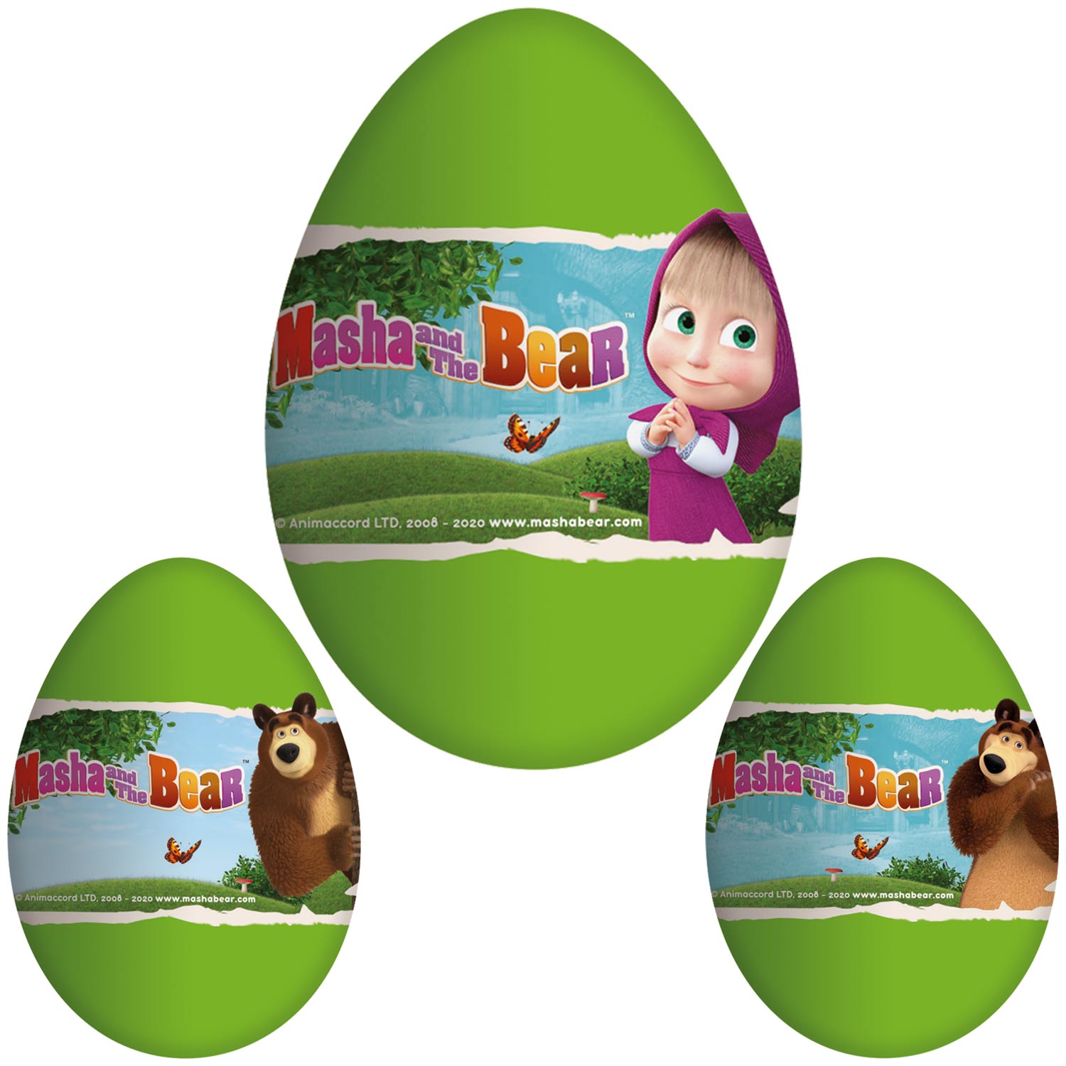 Masha und der Bär Schoko-Ei
