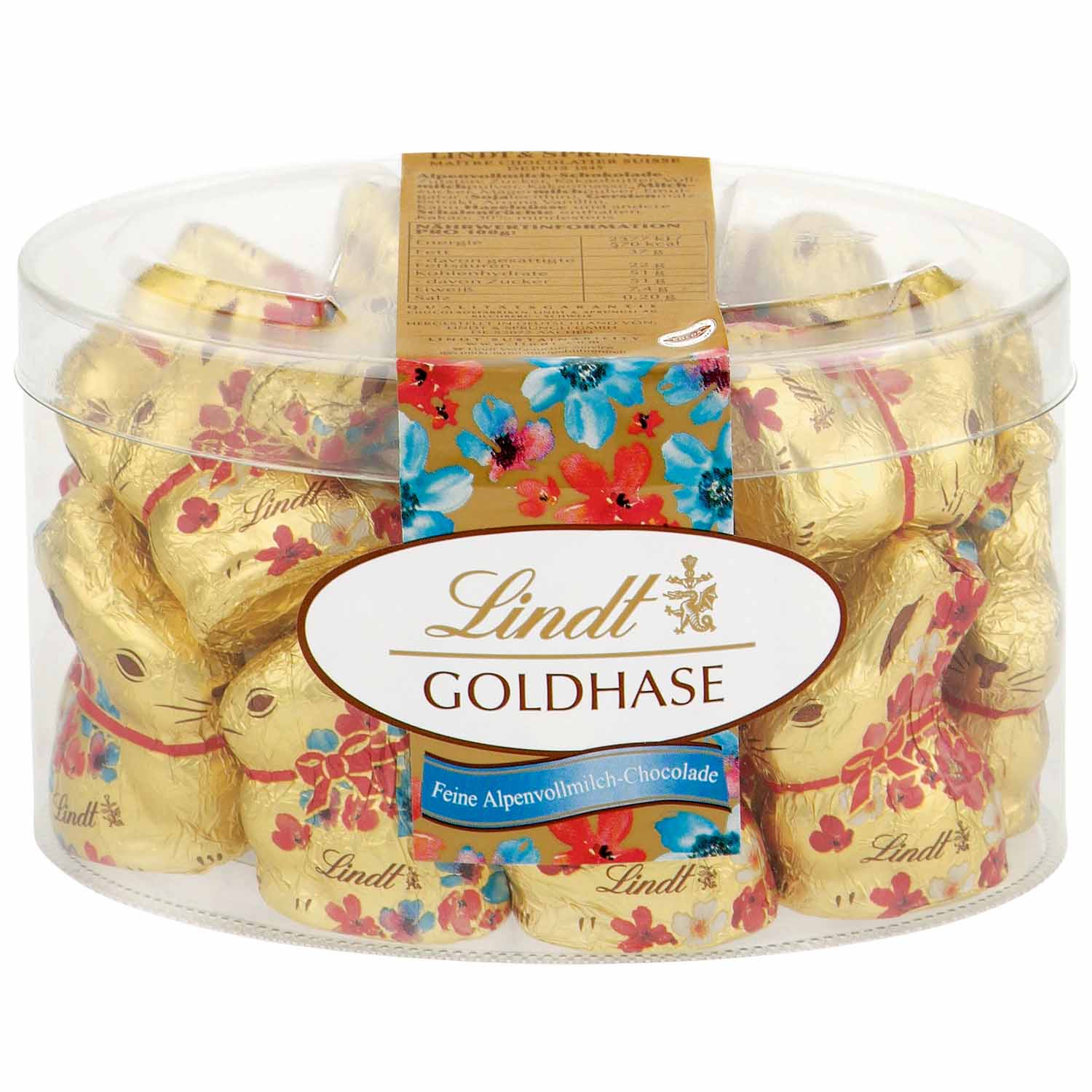 Lindt Mini-Goldhasen Blumen Edition 20er