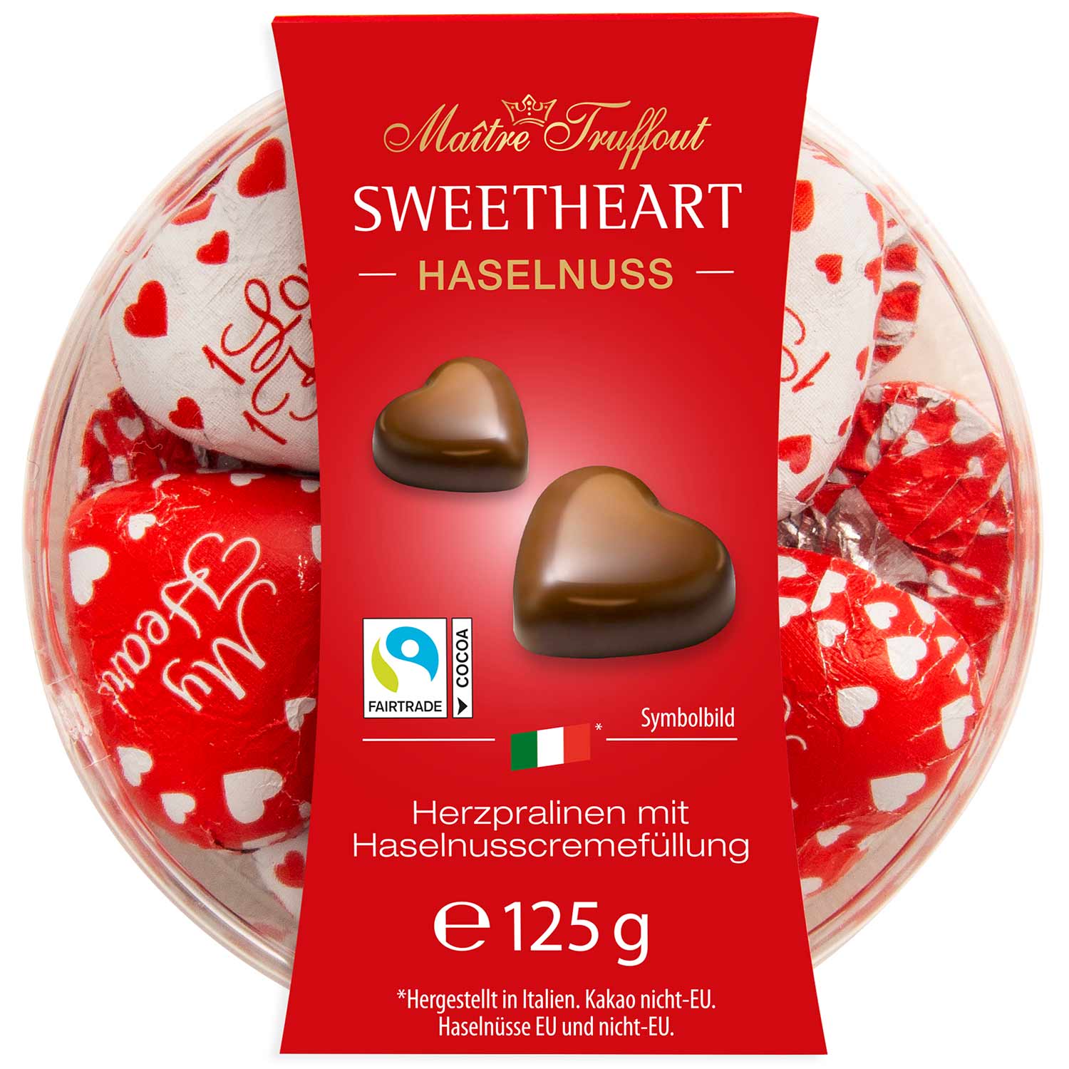 Maître Truffout Sweetheart Haselnuss 125g