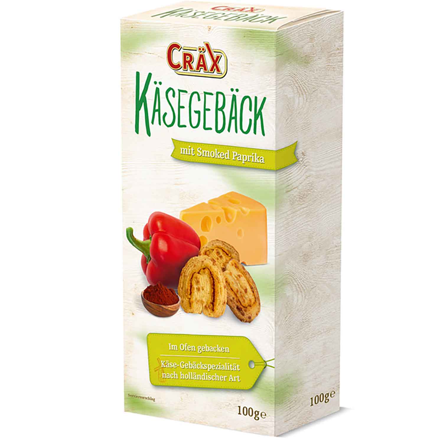 Cräx Käsegebäck Smoked Paprika 100g