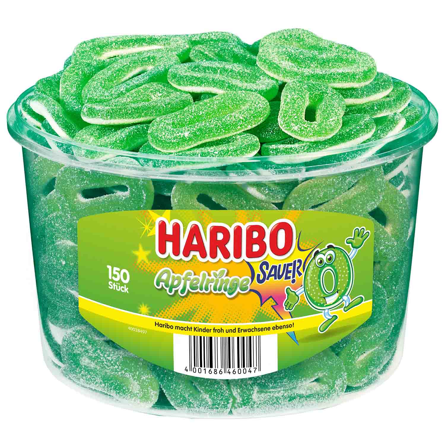 Haribo Apfelringe sauer 150er