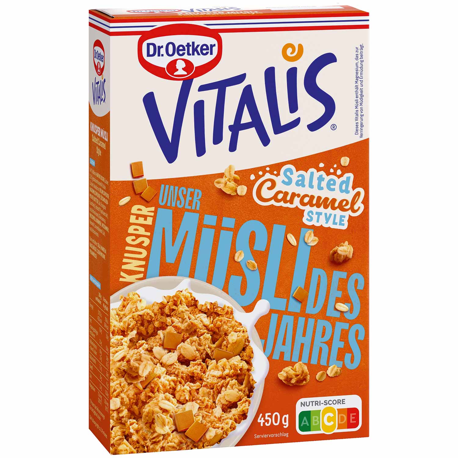 Vitalis Knusper Müsli Salted Caramel Style 450g